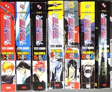 LOT OF 7 Bleach 3-In-1 #1, 3, 4, 5, 11, 15, 19 Viz Paperback picture