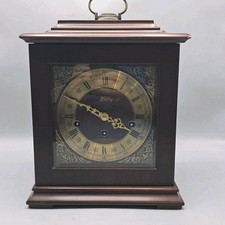 Vtg Welby Elgin West Germany Quarter Hour Chime Bracket Clock 8-Day Parts/Repair picture