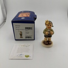 Vintage Goebel M.J Hummel Club W. Germany 'Little Luck' Figurine #2296 W/ Box picture