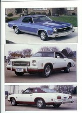 1973 1974 1975 1976 1977 CHEVROLET CHEVELLE SS MALIBU 16 pg REVIEW picture