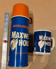 Vintage Maxwell House Coffee Thermos and Coffee Cup picture