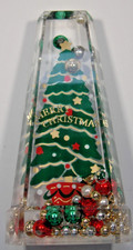 Share The Joy CHRISTMAS TREE PAPERWEIGHT ** New In Box ** Caldor Taiwan picture