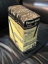 Yello Bole Pipe Cleaners NOS Tobacco Advertising 20 Packs VTG NOS Store Display picture