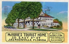 McRorie's Tourist Home in Jacksonville FL 1936 picture