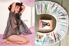1950s Classic Vintage Arthur Sarnoff Pin-Up Art Playing Cards picture