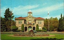 Vintage Sonoma City Hall and Plaza California Postcard picture