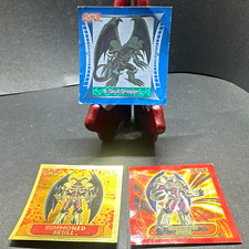 Topps Yu-Gi-Oh Stickers Foil Pack Lot (3 Packs) 1996 English Summoned Skull picture