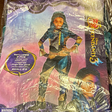 Disney Descendants 3 Uma Child Costume Set Size S (4-6) Blue/Gold/Black picture