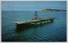 USS Princeton CVS-37 Aircraft Carrier Postcard Essex Class Ship Navy picture