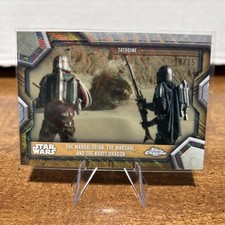 2025 Topps Chrome Star Wars Hyperspace  The Mandalorian 18/25 Hyperlanes picture