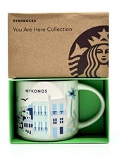 Starbucks Mykonos Greece You Are Here Collection 14oz Ceramic Mug NEW 🇬🇷 picture
