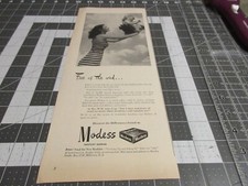 1944 Modess Sanitary Napkins, Print Ad picture