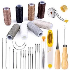 30 Pcs Leather Sewing Kit Hand Sewing Upholstery Repair Kit for Car Seat Sofa picture