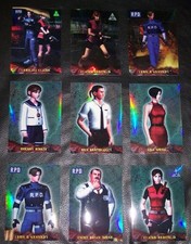 RESIDENT EVIL Trading Cards CHROMIUM INSERT SET Complete 9 card Set ULTRA RARE picture