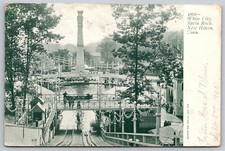 New Haven Connecticut UDB Postcard White City Savin Rock The Chutes 1905 picture