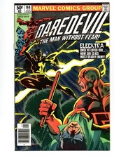 DAREDEVIL #168 (1981) - GRADE 8.0 - MARVEL NEWSSTAND 1ST APPEARANCE ELEKTRA picture
