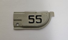 Vintage NOS 1955 California License Plate Metal Tab Tag picture