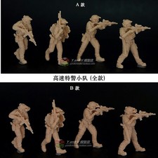 3D Printed 1/72/87/64 High speed special police team Unpainted Finished Model picture