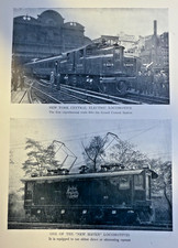 1907 Gasoline & Electric Trains Replacing Steam Locomotives illustrated picture