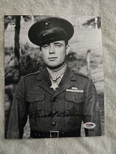 MOH USMC 8X10 Autographed photo of Hershel Williams,  PSA cert. picture