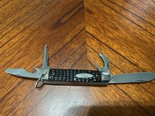Vintage Case XX 640045R 1974 Camp Knife Delrin Handles Very Nice. picture