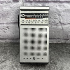 Vintage General Electric Weather Radio TV Sound Model 7-2934A Tested Working picture