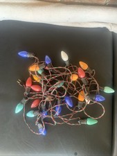 Vintage Gilbert Christmas Light Strand 25 Bulbs Multicolor Tested Working picture