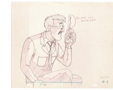 Herge Adventures of Tintin Cartoon Animation Cel Drawing 1957 to 1964 F-11 picture