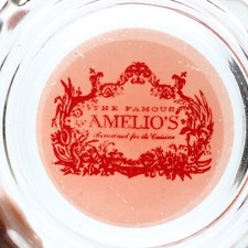 Famous Amelio's Powell St. San Francisco Clear Glass Ashtray VTG Ash Tray PINK picture