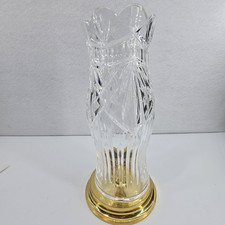 Waterford Crystal 'America's Heritage' Thomas Jefferson Hurricane Lamp READ picture