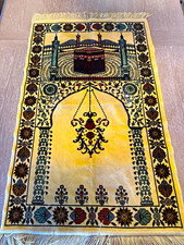 Istanbul Turkey Islamic Prayer Rug Kaaba Design with Fringe, ISTANBUL-TURKEY Tag picture