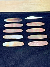 (10) Natural Mother of Pearl Lot Pcs | Approx 4