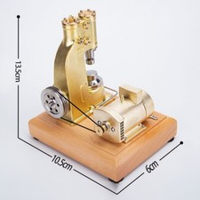 P50A Miniature Blacksmith Air Power Hammer Model - Operable Brass Collectible picture