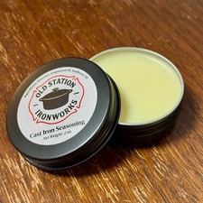 Old Station Ironworks Cast Iron Seasoning Compound - 2 oz picture