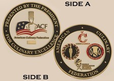 American Culinary Federation ACF Culinary Excellence Challenge Coin  4#A picture