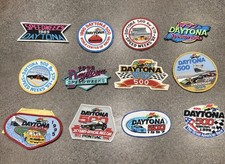 Lot of 12 Vintage NASCAR  Daytona Race Patches 80’s & 90’s Great For Jacket Hats picture