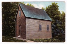 1901-1907 Salem MA Postcard Mass. First Church Built in 1634 Color German UDB picture