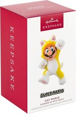 2023 Super Mario Cat Mario Powered Up With NES Nintendo Hallmark Ornament picture