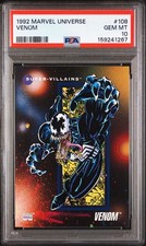 1992 MARVEL UNIVERSE #108 VENOM PSA 10 GEM MINT picture