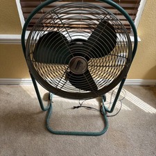 1950s Mid-Century Emerson Electric Seabreeze Roll-About Adjustable 2-Speed Fan picture