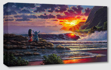 Disney Fine Art Treasures on Canvas Lilo + Stitch Share A Sunset-Gonzalez picture