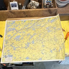 W.A. Fisher Co. 1952 Superior-Quetico Canoe Map No. 113 Moose-Knife-Insula picture