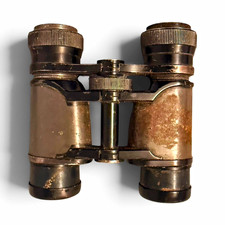 Vintage E. Leitz Wetzlar Amplivid 6x24 Binoculars Germany ALFA Amplifio. As Is. picture