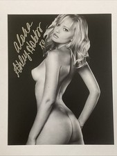 Playboy Playmate Ashley Hobbs Autographed 8x10 Photo picture