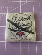 Thunderbird Airlines 2x2 Inch Magnet: See All Of Oshkosh picture