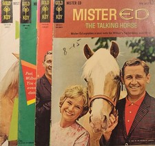 Mister Ed Lot 1,2,3,4 Gold Key Photo Cover RARE First Issue Talking Horse TV picture