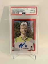 2022 Zerocool Jackass Machine Gun Kelly 10/25 Red Auto MGK PSA GEM MINT 10 picture