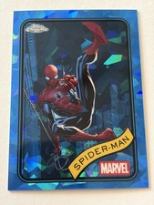 2025 Topps Chrome Sapphire Marvel #101 Spider Man picture