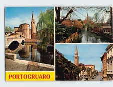 Postcard Multiple View Portogruaro Italy picture
