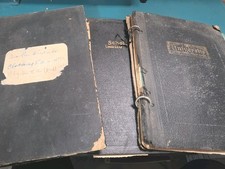 1920s 1930s Texas Family Archive Binders Sewing Patches Ledgers Ephemera Abilene picture